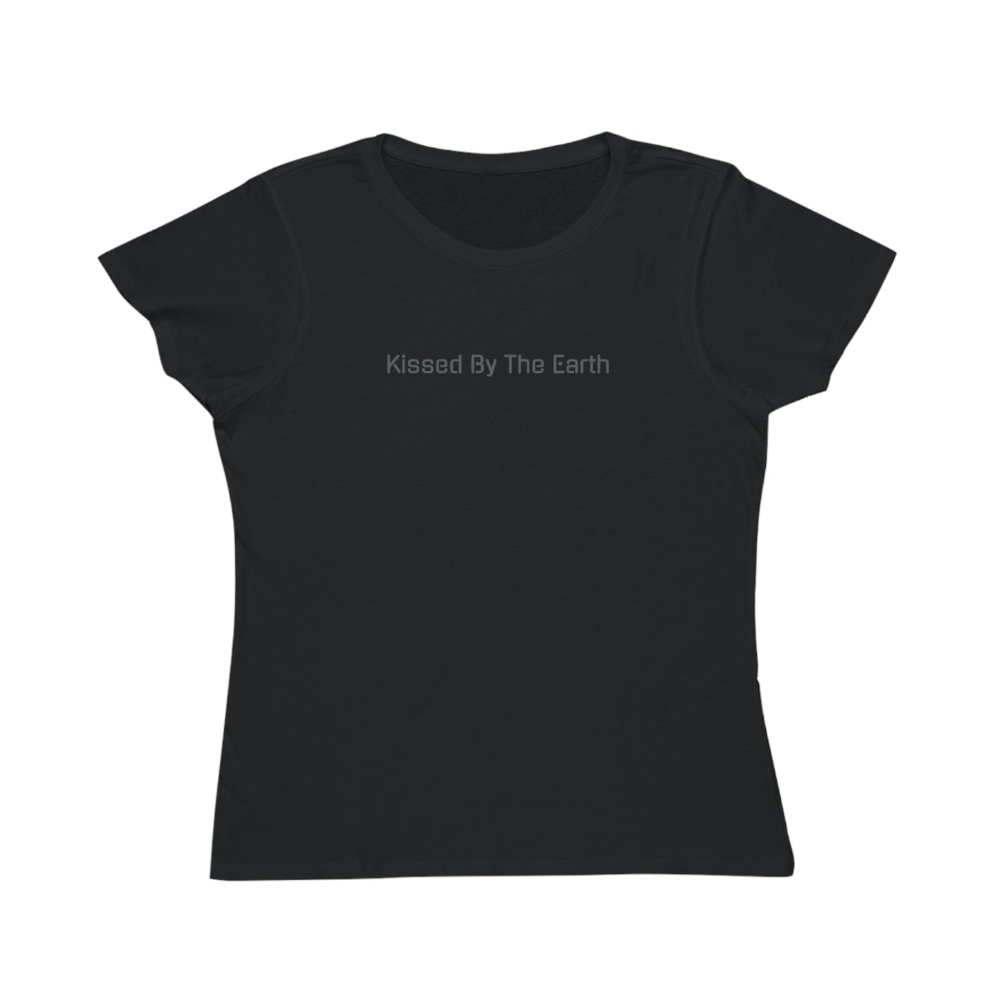 Kissed By The Earth™ Organic Women's Classic T-Shirt - Gray on Black (1st Edition)