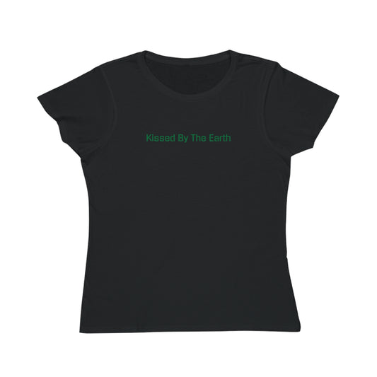 Kissed By The Earth™ Organic Women's Classic T-Shirt - Green on Black (1st Edition)