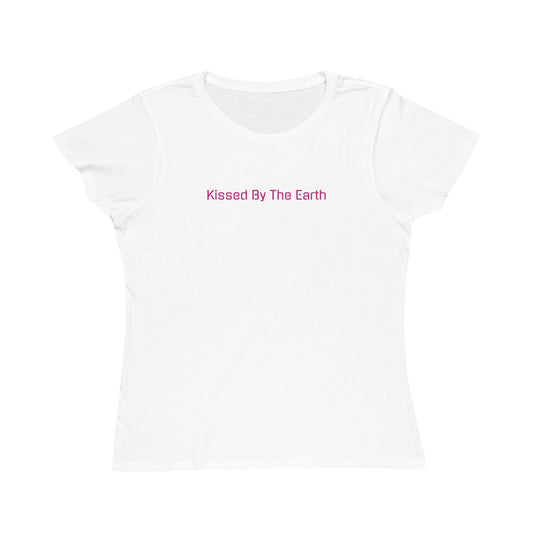 Kissed By The Earth™ Organic Women's Classic T-Shirt - Pink on White (1st Edition)